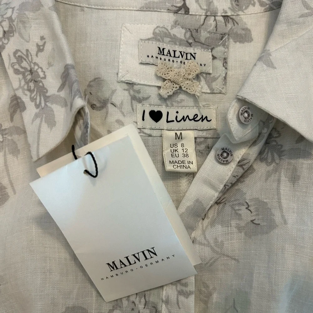 Malvin NWT 100% linen dress - Picture 8 of 8